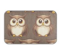 WDdZzyy Wild Brown Bird Owl Summer outdoor dog mat Self Cooling 38" x 23" ice pad for doggy indoors comfy manta refrescante para perro M