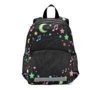 WDdZzyy Y2k Star Music Note Graffiti water bottle backpack kids safety book bags for 5 year old mochila para ni?a