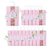 WDEC 15 * 20g Rose Sachets With Hanging Sachets For Wardrobe Closet Room Wardrobe Bathroom Cart, Aromatherapy Bag, Natural Mothproof Agent, Lasting Fragrance