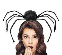 WDEC Halloween Spider Hoop Festival Role Cosplay Devil Horn Hoop Party Decoration Props Evil Maleficent Headpiece Ornament, Woman Fancy Dress Halloween Maleficent Costumes for Adults (Spider)