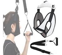 WDEC Neck Stretcher Cervical Neck Traction Device, Professional Over The Door Posture Corrector, The Door Neck Traction Device Neck Stretcher Shoulder Pain Brace Relief, Ratchet Neck Tension