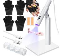 WDEC Portable Handsfree Nail Oil Drying Lamp,Belt Support Mini Uv Nail Lamp, Led Nail Polish Dryer with Time ,DIY Home Portable Travel Wireless Nail Light, Gifts for Your Friend