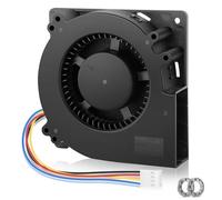 WDERAIR 120mm x 32mm Dual Ball 4Pin DC Computer Centrifugal Blower Fan 12V PWM Big Airflow for DIY Air Exhaust Vent Cooling