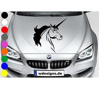 wDesigns Car Sticker Unicorn Horse Pony Last Unicorn Tuning Sticker Bonnet