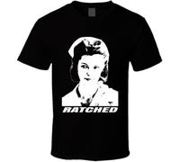 WDEUIL Nurse Ratched One Flew Over The Cuckoo's Nest T Shirt BlackMedium