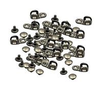 Wdfnexalai 20Sets Boot Lace Hooks Lace Fittings with Rivets Repair/Camp/Hiking/Climbing