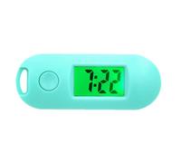 Wdfnexalai Digital Electronic Watch Luminous Function Portable and Practical Gifts ABS Digital Electronic Pocket Watch Hanging Hole Green