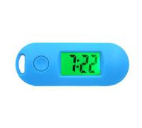 Wdfnexalai Digital Electronic Watch Luminous Function Portable and Practical Gifts ABS Digital Electronic Pocket Watch Hanging Hole Blue