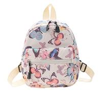 Wdfnexalai Fashion Small Backpack Girls Daypack Knapsacks,Leopard 18x9x23cm | Nylon material soft lining smooth zipper adjustable shoulder strap front pocket suitable for travel vacation