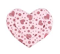 Wdfnexalai Heart Shape Hamster Guinea Pig Mat Sleep Bed Seat Pad for Small Animal Pink