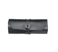 Wdfnexalai Tool Roll Up Bag Pouch for Pliers Screwdriver,Black 39.4x25.4cm | Leather construction rope winding design portable lightweight keeps tools organized fits wrenches ratchets