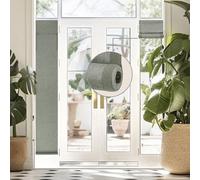 WDFour Cordless Blackout Door Curtains, Triple Layers 100% Light Blocking & UV Protect, Noiseless Adjustable Roller Shade, No Drill Window Blinds for Office, Ward, Home (18Wx70L,Sage Green,1 Piece)