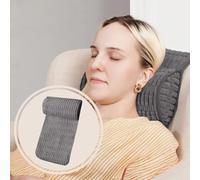 WdFour Headrest Memory Pillow,Neck Pillow, Support Cushions for Back for Sofas, Recliners, Office Chairs, Massage Chairs for Neck Pain Relief and Cervical Support. (Gray, 13" Wx5.5 Lx3 D)