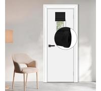 WdFour UV Protection, 100% Blackout, Privacy Protection, Easy-to-Install Classroom Door Curtains, Roller Blinds, Suitable for All Types of Windows and Classroom (14Wx42L,Black,1 Piece)