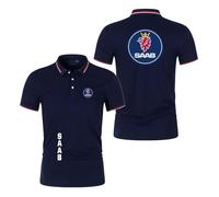 WDGYZZXJ Men Polo Shirts Graphic Short Sleeve for S.A.A.B Soft Patchwork Tee Top Clothes Stretch Cozy Activewear Collared T-shirts Rugby Half Sleeve-SLanS||L