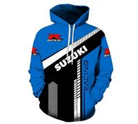 WDGYZZXJ Mens Baggy Hoodies for SU.ZU.K.I Printing 3D Jacket Spring Autumn Hoody Hooded Outwear Tops Long Sleeve Gym Wear Pullover Sweatshirt Sport Coat-A||S