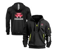 WDGYZZXJ Men's Hoodies Tops Hoody for M.A.SS.EY FE.RG.US.ON Active Jacket Spring Autumn Outwear Tops Pullover Soft Sweatshirts Graphic Half Zip Gym Wear Hooded-Black||L