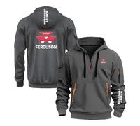 WDGYZZXJ Men's Hoodies Tops Hoody for M.A.SS.EY FE.RG.US.ON Active Jacket Spring Autumn Outwear Tops Pullover Soft Sweatshirts Graphic Half Zip Gym Wear Hooded-Dark gray||S