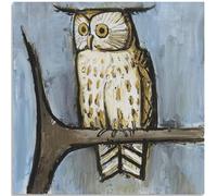 WDHBI HEKA Famous Bernard Buffet Wall Art Owl Posters Retro Prints Bernard Buffet Canvas Painting For Living Room Home Decor Pictures 55x55cm No Frame