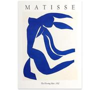 WDHBI HEKA Henri Matisse Posters The Flowing Hair Wall Art Abstract Canvas Painting Henri Matisse Prints For Living Room Home Decor Pictures 40x60cm No Frame
