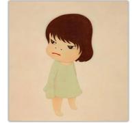 WDHBI HEKA Yoshitomo Nara Wall Art Strange The Kid Posters Retro Prints Yoshitomo Nara Canvas Painting For Living Room Home Decor Pictures 35x35cm No Frame