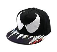 Wdhybwcx Hat Embroidered Venom Outside Of Hip-Hop Hat Snapback Casquette Snap Back eye Baseball Cap Gorras For Men Women Lovers Hat-black