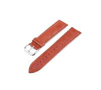 Wdjadp 10-24mm Multi-Size Genuine Leather Straps, Universal Replacement Accessories, Suitable for formal and Casual Attire,Light Brown,13mm