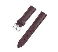 Wdjadp 12-24mm Genuine Leather Straps, Universal Replacement Accessories, Suitable for formal and Casual Attire,Brown,22mm