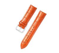 Wdjadp 20/22mm Crystal Patent Leather Strap With Ice Texture, Simple and Versatile, Suitable for Both formal and Casual Occasions.,Light Brown,20mm