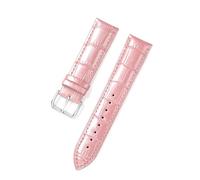 Wdjadp 20/22mm Crystal Patent Leather Strap With Ice Texture, Simple and Versatile, Suitable for Both formal and Casual Occasions.,Pink,20mm
