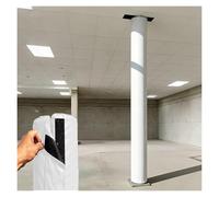 WDJBPSH 10 9 8 7 6 5 4 Feet Tall basement Pole Padding, White Foam Basketball Post Protector Full Wrap-Around , Weatherproof(H 7 ft/213cm,7"/17.8cm Pole)