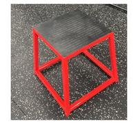 WDJBPSH 30/45/61/75/90 cm Tall Step Platform for Exercise at Home, Heavy-duty Workout Bench with Anti Slip Surface, Stable Trapezoidal Design for Gym Jump Trainer(Red,H-45cm/17.7in)