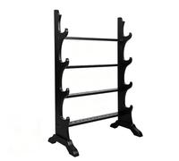 WDJBPSH Black Archery Bow Rack with 17 Arrow Holes, Floor-standing Sports Equipment Organizer Holder for Garage/Basement/Home Gym/Club Display, Space Saver(4-tier)