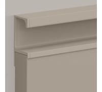 WDJBPSH Invisible Cabinet Drawer pulls Handle, G-Type Full-Length Finger Pull for 17-18 mm Thick Cupboard Dresser Door Panel, No Drilling Required(#2,50 in/127.0 cm)