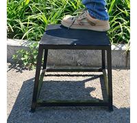 WDJBPSH Progressive Leg Training Box Jump, Jumping Plyometric Equipment/Step Boxes for Home Exercise, Load-300kg Fitness Bench for Push-ups/Dips/Step-ups/Agility Drills(H-61cm/24in)