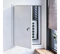 WDJBPSH Sealed White Drywall Access Panel with Lock, Customisable Metal Inspection Hatch for Plumbing/HVAC/Electricity Maintenance, Lockable Wall Hole Cover Plate(W32 xH36/81x92cm)