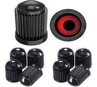 WDJRUIRUI 10 Pack Black Tire Valve Caps for Mg4 Ev Eh32 2022 2023 2024,Plastic Valve Stem Caps with O Rubber Seal Stem Covers Heavy-Duty Airtight Seal Screw-On
