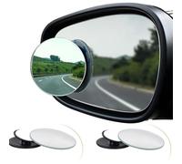 WDJRUIRUI 2 Pack Blind Spot Mirrors for Ford Grand Tourneo Connect 3 | 2022-2024 3/4-Türer，Round Frameless 360° Rotate Sway Adjustable HD Glass Convex Mirror Maximize RearView