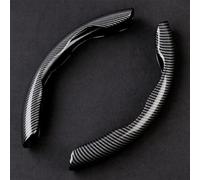 WDJRUIRUI 2 Pack Carbon Fiber Steering Wheel Cover for Ford Transit Custom 2018-2022 2023 2024, Segmented Steering Wheel Protector Car Steering Wheel Cover Car Handle Covers