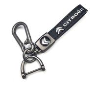 WDJRUIRUI Car Key Ring for Citroen C1 C2 C3 C4 C5 Picasso C6, Key Chain for Car Key Fob Accessories Personalized and Simple Car Driving Licence Gifts for Men and Women