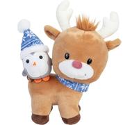 WDK Reindeer and Penguin Soft Toy 24cm
