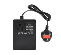 WDKXCN 200W Step Down Power Voltage Converter Transformer, Step Down Transformer 220V/240V to 110V/120V, US to UK Voltage Converter, Intelligent Efficient Adapter Travel Power Adapter for Home, Hotel
