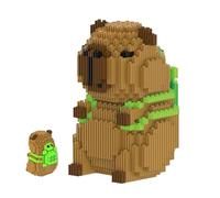 WDKXCN Capybara Building Blocks, 1606 Pcs Building Blocks Capybara Diy Toys for Office Supplies and Adult Pressure Relief Party Birthday Gift