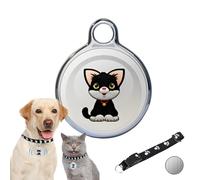 WDKXCN Cat Tracker, Mini GPS Tracker for Cats Dogs, Pet Tracker for Cats, Anti-Loss Cat Tracker GPS Collar for Small Cats, Waterproof GPS Pet Tracker for Cats, Real-Time Location Tracking of Dog Cats
