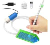 WDKXCN Electric Diamond Painting Pen, Adjustable Levels Diamond Art Vacuum Pen with Storage Tray Motor Silicone Tube Adapter, Long-Lasting and Stable Vacuum Diamond Painting Pen (Blue)