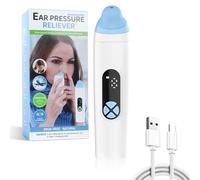 WDKXCN Eustachian Tube Unblocker, Ear Pressure Relief Device with 3 Speed Adjust, Rechargable Ear Popper, Ears Unblocker Adult for Flying, Swimming, Diving, Elevator, Tinnitus