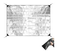 WDKXCN Foil Camping Mat, Aluminium Camping Mat with Storage Bag, Foam Sleeping Mats for Floor, Reflective Foil Insulation Mats, Aluminum Film Sleeping Pad, for Outdoor Hiking Picnic