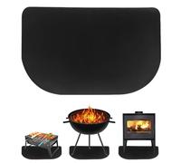 WDKXCN Hearth Rugs for Fireplaces, 102 * 50cm Fireproof Mat Fireplace, Hearth Rug, Flame-Resistant Hearth Pad, Protect Floors Carpets from Sparks Embers for Indoor Fireplace Stove Protection