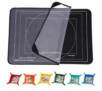WDKXCN Jigsaw Puzzle Board, 1000 Pieces Foldable Puzzle Boards and Storage, Jigsaw Board with Clear Cover and 6 Puzzle Sorting Trays, Jigsaw Mats and Boards, Jigsaw Accessories Puzzle Storage