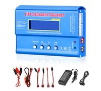 WDKXCN Lipo Battery Charger, 80W 6A Lipo Charger with AC Power Adapter Balance Charger with Complete Power Cord, RC Battery Charger for Lipo Li-Poly Li-Ion Life Nicd Nimh Pb